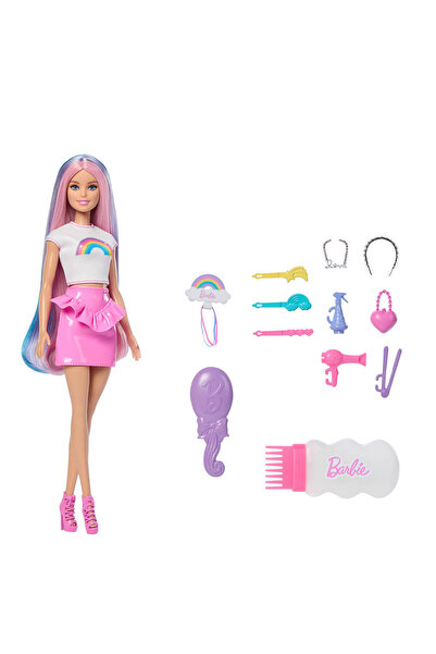 Barbie Gökkuşağı Saçlar Bebeği JJP07