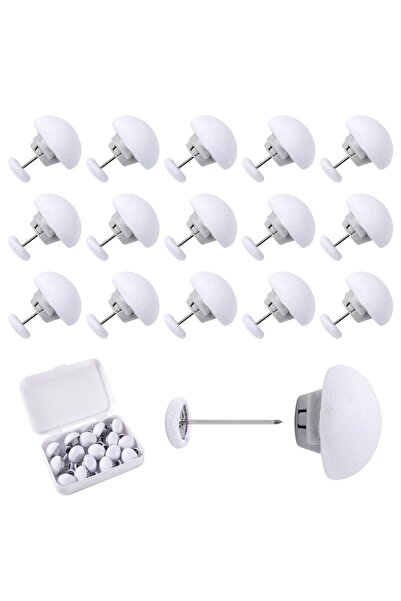 NQEUEPN Set cleme pentru pilota, 16 buc, cu nasturi ciuperca si cuie, fixare ...