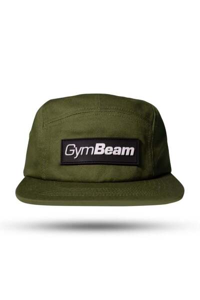 GymBeam Șapcă cu 5 panouri, verde militar
