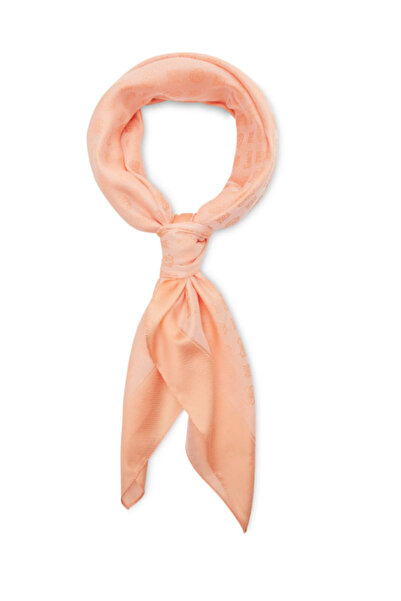 Guess , Helaina Kefiah, Textile Scarf, Coral, 4G Logo, AW8850 POL03, 135 x 13...