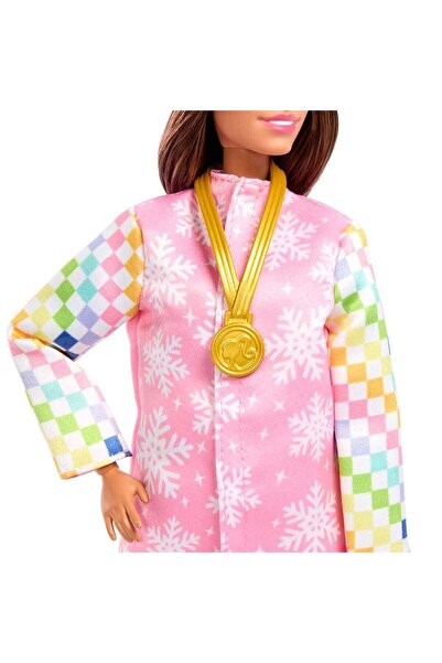 Barbie Kariyer Bebeği Snowboard Sporcusu JKF78