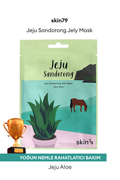 Skin79 Yoğun Nemle Rahatlatıcı Bakım Sunan Yaprak Maske Jeju Sandorong Jelly ...