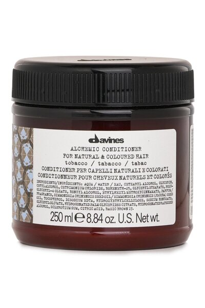 Davines Alchemic, Balsam pentru culoarea părului, Tutun, Îmbunătățește culoar...