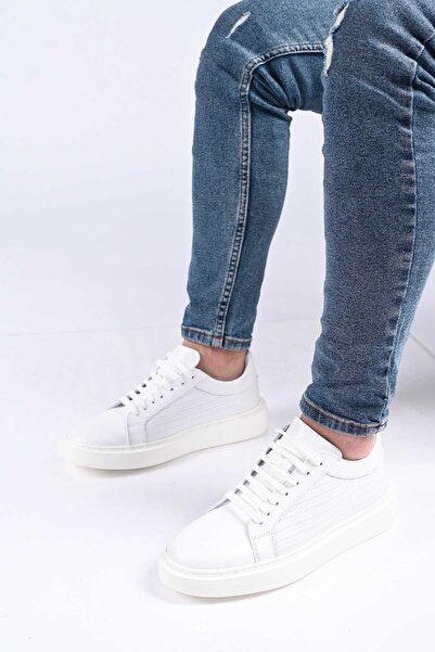 Bestello Lace-Up Eva Sole Genuine Leather Sneaker 174-22053 Men's Shoes