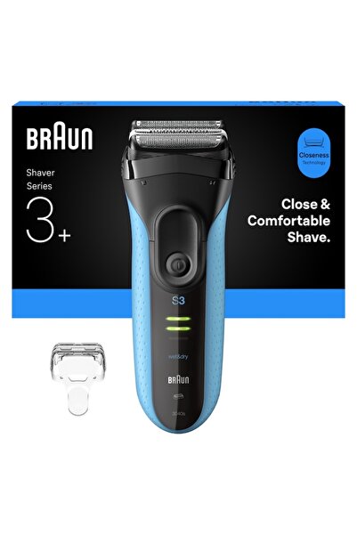 Braun Aparat electric de ras Seria 3+ 3040S, 3 Lame Flexibile, Microcomb pent...