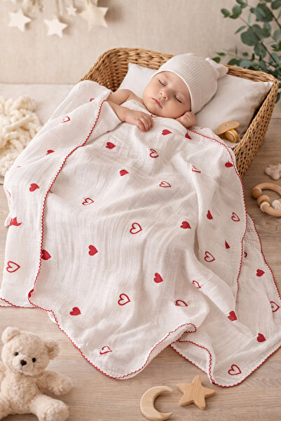 Atlas Baby House Multi-Purpose Muslin Newborn Baby Blanket, Muslin Cloth 80×90