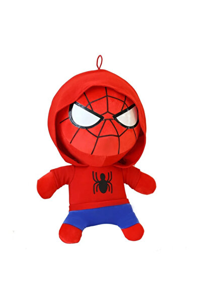 Toyska Mascota din plus Spiderman cu gluga, 27 cm
