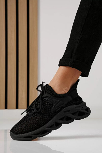 Zaira Women's black textile sneakers Florentina #24310 - 40