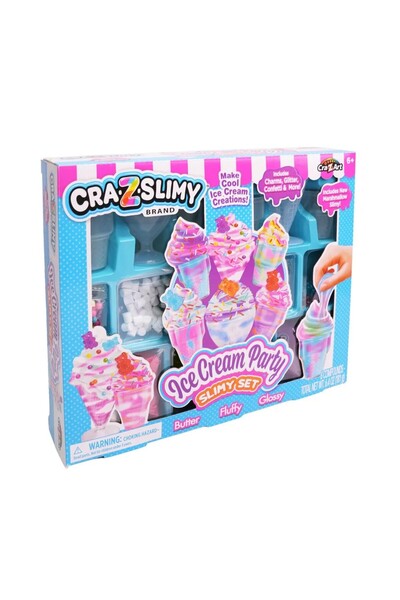 CrazArt Ice Cream Party Creative Jelly Set for modeling and decorating