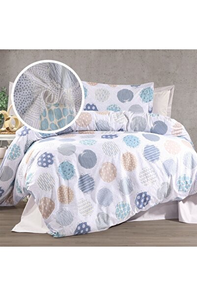 Pucioasa Lenjerie de pat dublu creponata cu elastic pentru saltea 160x200cm, ...