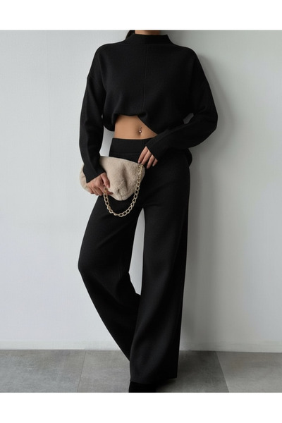 Luna Wear Half Turtleneck Knitwear Set