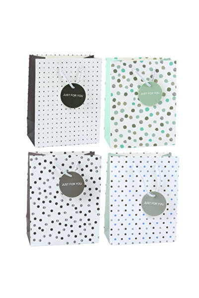 Three top online Gift Bag With Dots Inscription Just For You