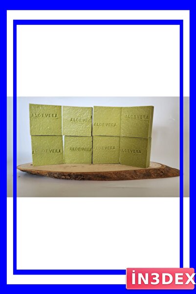 İN3DEX Repairing & Soothing Aloe Vera Extract Soap - 8-Piece Advantage Pack