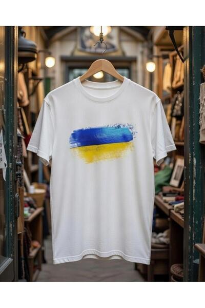 playwear تي شيرت PLAY WEAR للجنسين بتصميم فضفاض - تي شيرت أسود مطبوع عليه علم...