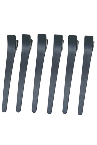 EURO Agrafe de păr 6 buc. negre Eurostil