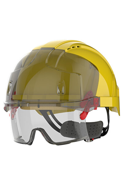 jsp safety. EVO® VISTAlens® Entegre Gözlüklü Güvenlik Kaskı - Havalandırmalı ...