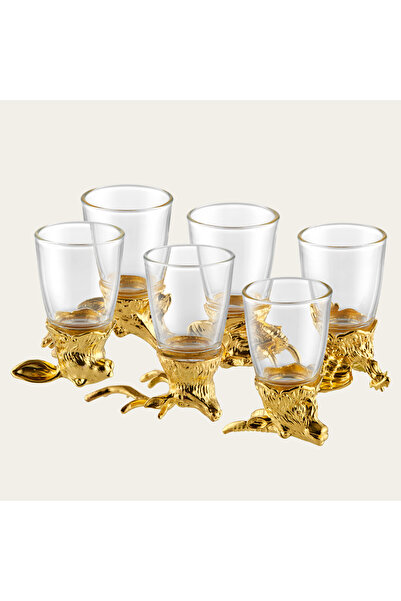 ROY KING DEKORATİF 6'LI KAHVE YANI BARDAK