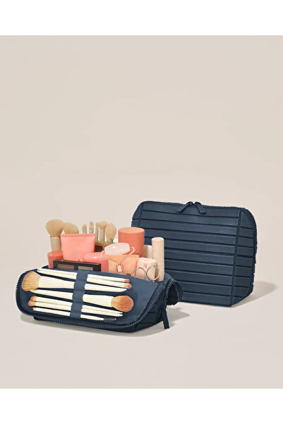 The Sleep Deep حقيبة مكياج جلدية فاخرة - حقيبة مستحضرات تجميل وحقيبة مكياج للسفر