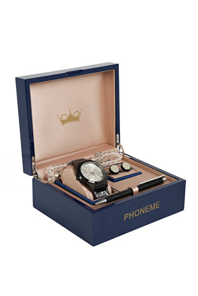 phoneme Funim watch and cufflinks set, modern edition
