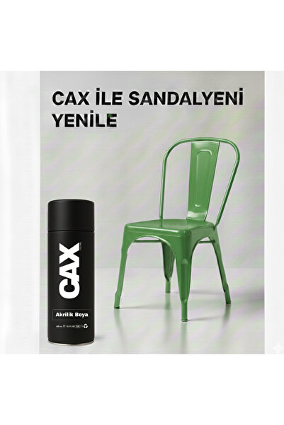 caxcolors CAX COLORS Metal Ahşap Plastik Sandalye Sprey Boya 400ml - Çizilmel...