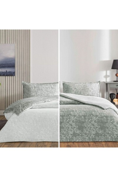 Taç Double bed linen with 2 sides, 100% cotton ranforce, TAC, Shimmer texture...