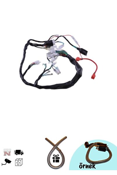 GMS CG Elektrik Tesisatı Akü Beslemesiz (Beyin Fişi 6) (+buji kablo kılıfı)