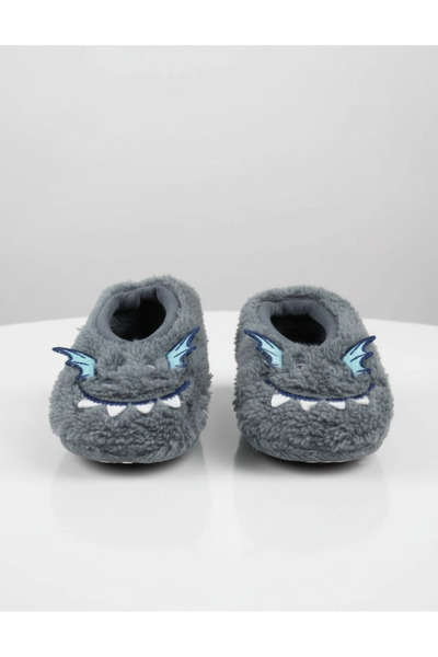 YusGos Papuci de casă pentru copii cu talpă anti-alunecare și accesorii brodate