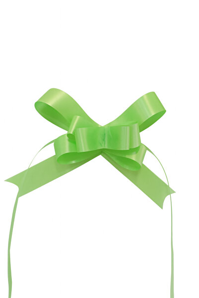 ÇINARASYADAHOME Yeşil Çek Fiyonk 10x10 Hediye Paketi ve Buket Süsleme İçin Pr...