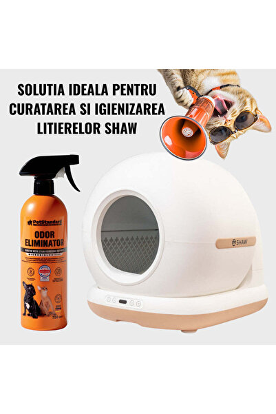 PetStandard Professional Enzymatic Odor Eliminator for Cat & Dog Urine, 750 ml