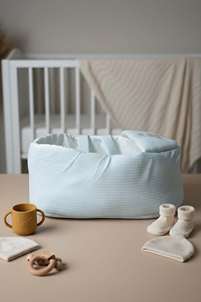 Rivaİstanbul Blue Teddy Bear Baby Carrying Bag
