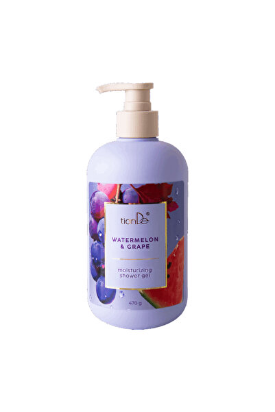 TianDe Moisturizing shower gel with watermelon and grapes 470g