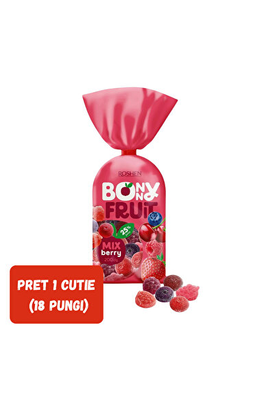 Roshen SET 18 BUCĂȚI - MIX BONNY FRUIT FRUCTE DE PĂDURE, JELEURI CU AROMĂ DE ...