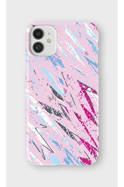 lelia حافظة هاتف شفافة مطبوعة متوافقة مع iPhone 11 |   مجموعة كولور ويف فلوكس