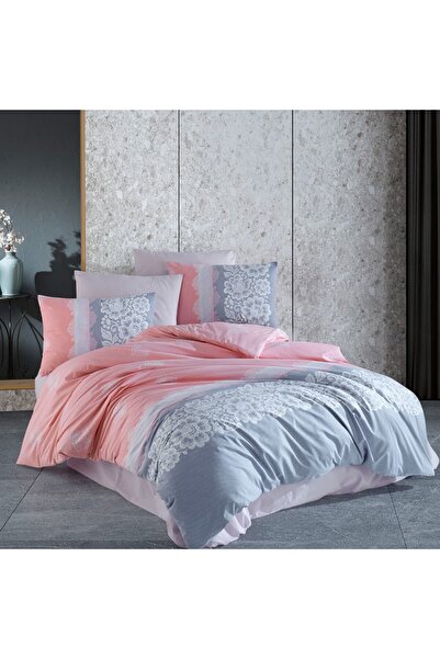 Class-Majoli Lenjerie de pat bumbac 100% ranforce, Bahar Home,Elisa V4