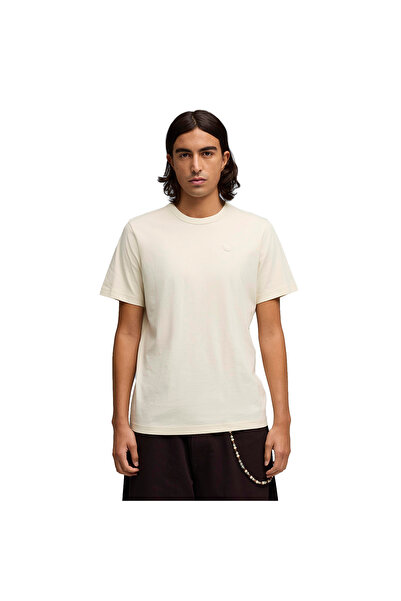 Puma Ess Elevated Ανδρικό Μπεζ T-Shirt σε Casual Στυλ 69570387