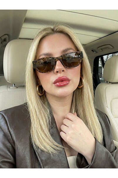 Goldmine Women's Voggio Sunglasses Uv400 Leopard Brown