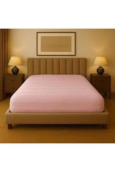 ANİSAHOME Elastic Bed Sheet Jagarli 100X200+30Cm (Single Size)
