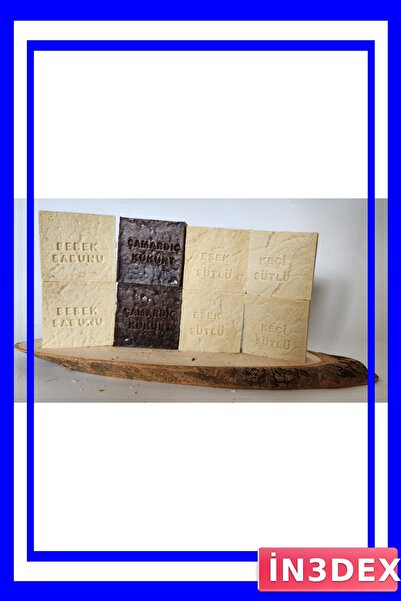 İN3DEX Economical Family Size Herbal Mixed Soap Set - 8-Piece Advantage Pack