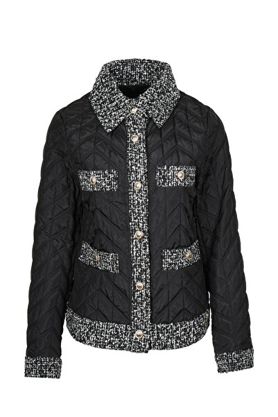 Karl Lagerfeld Women's Jacket Lwqmp826-Blk