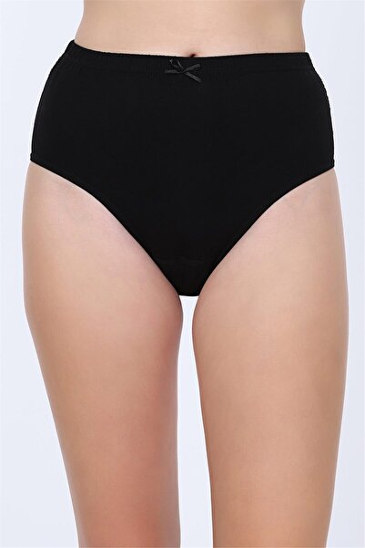 OBJE Women's Black High Waist Bato Panties