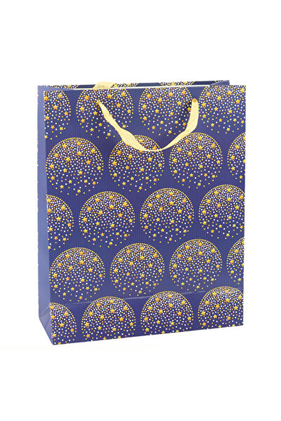 Three top online Elegant Gift Bag Gold Stars Navy Blue
