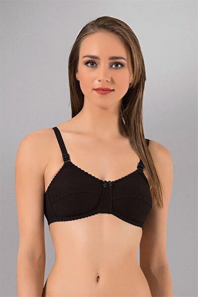 OBJE Kadın Siyah Penye Nina Sütyen