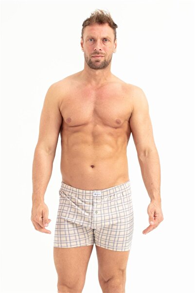 OBJE بوكسر رجالي من القطن الممشط المطبوع