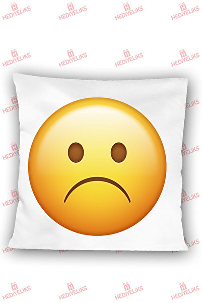 HEDİYELİKS Pernă Emoji Nefericită, Pernă Cadou