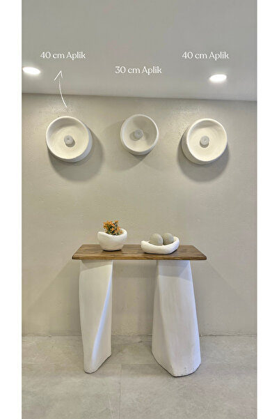 Lunalore Yeni Sezon Tasarım Şarjlı 32 cm Aplik Lamba Hediye