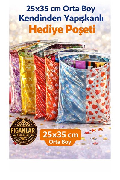 figanlar ambalaj 25x35 cm Srednje veličine samolepljiva metalizovana poklon k...