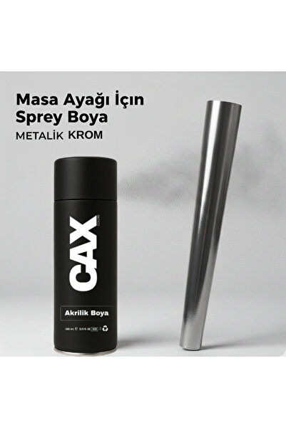 caxcolors CAX COLORS Masa Ayağı Mobilya Sprey Boya 400ml - Metal Ahşap Plasti...