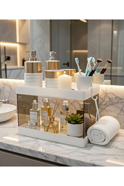 GenelTedarik Raft pentru organizarea produselor cosmetice pentru baie și bucă...