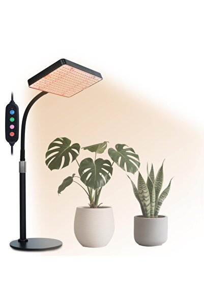 QUBIE Lampa Plante LED,Putere 25W, Crestere Optima, Spectru Complet, Cronomet...