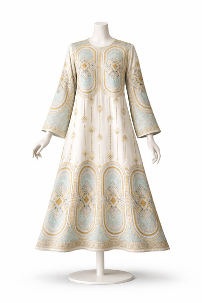 UD Women's embroidered jalabiya with a luxurious design - three colors (black...